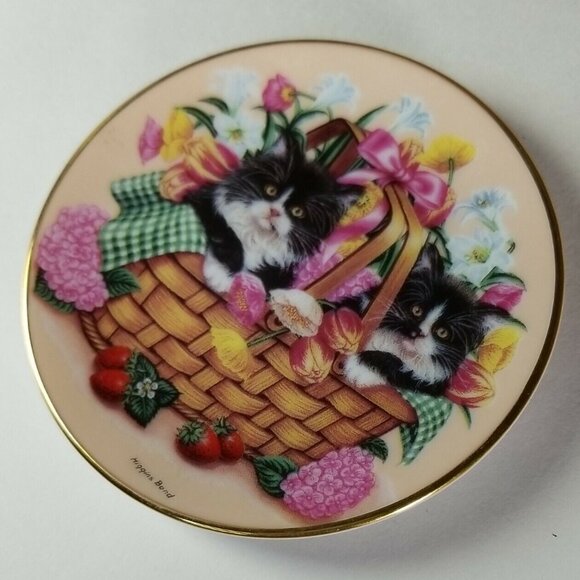 The Bradford Exchange 1996 Third issue I the Calendar Kitties "May" - Picture 3 of 3